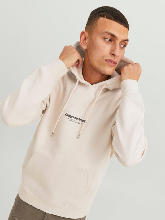 Sudadera básica JORVESTERBRO beige