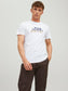 Camiseta de manga corta con el logo blanca STAR