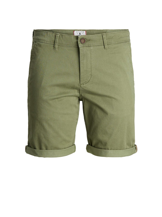 Pantalón corto chino verde-JJIBOWIE