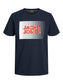Camiseta con logo - JJECORP T-Shirt Azul marino