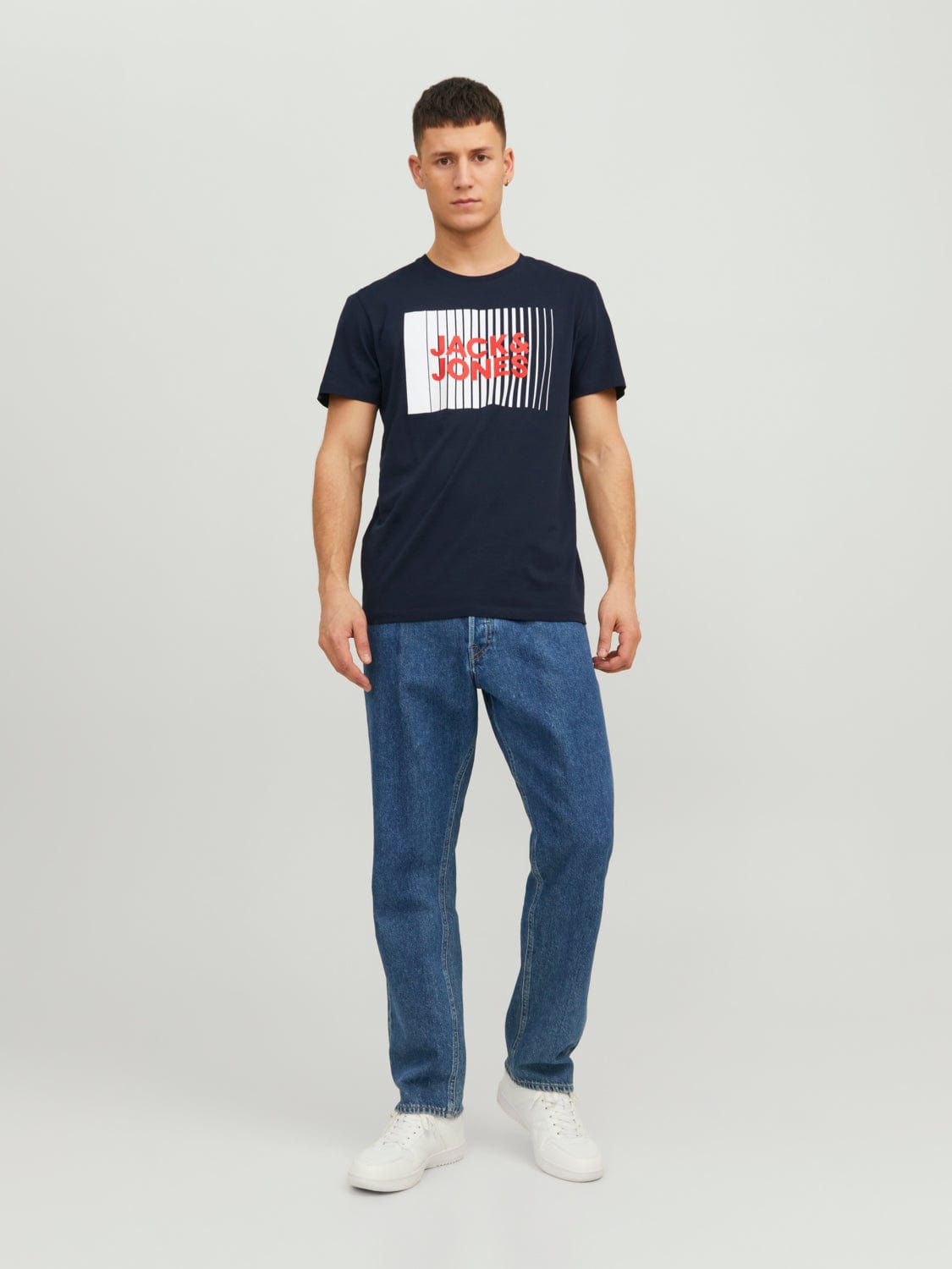 Camiseta con logo - JJECORP T-Shirt Azul marino