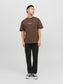 Camiseta de manga corta marrón - JORVESTERBRO