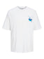 Camiseta blanca con estampado HEALING