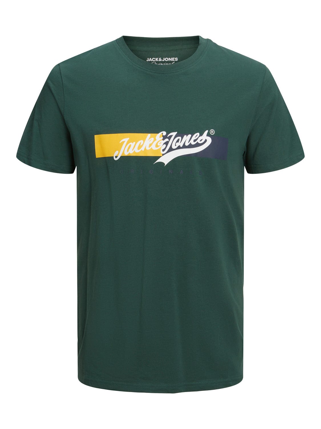 Camiseta de manga corta con logo verde BECKSS