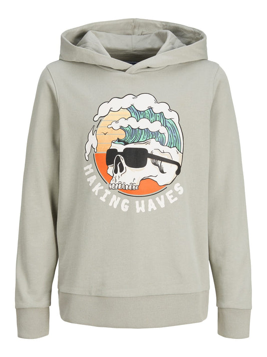 Sudadera logo gris con capucha - JJTIDAL