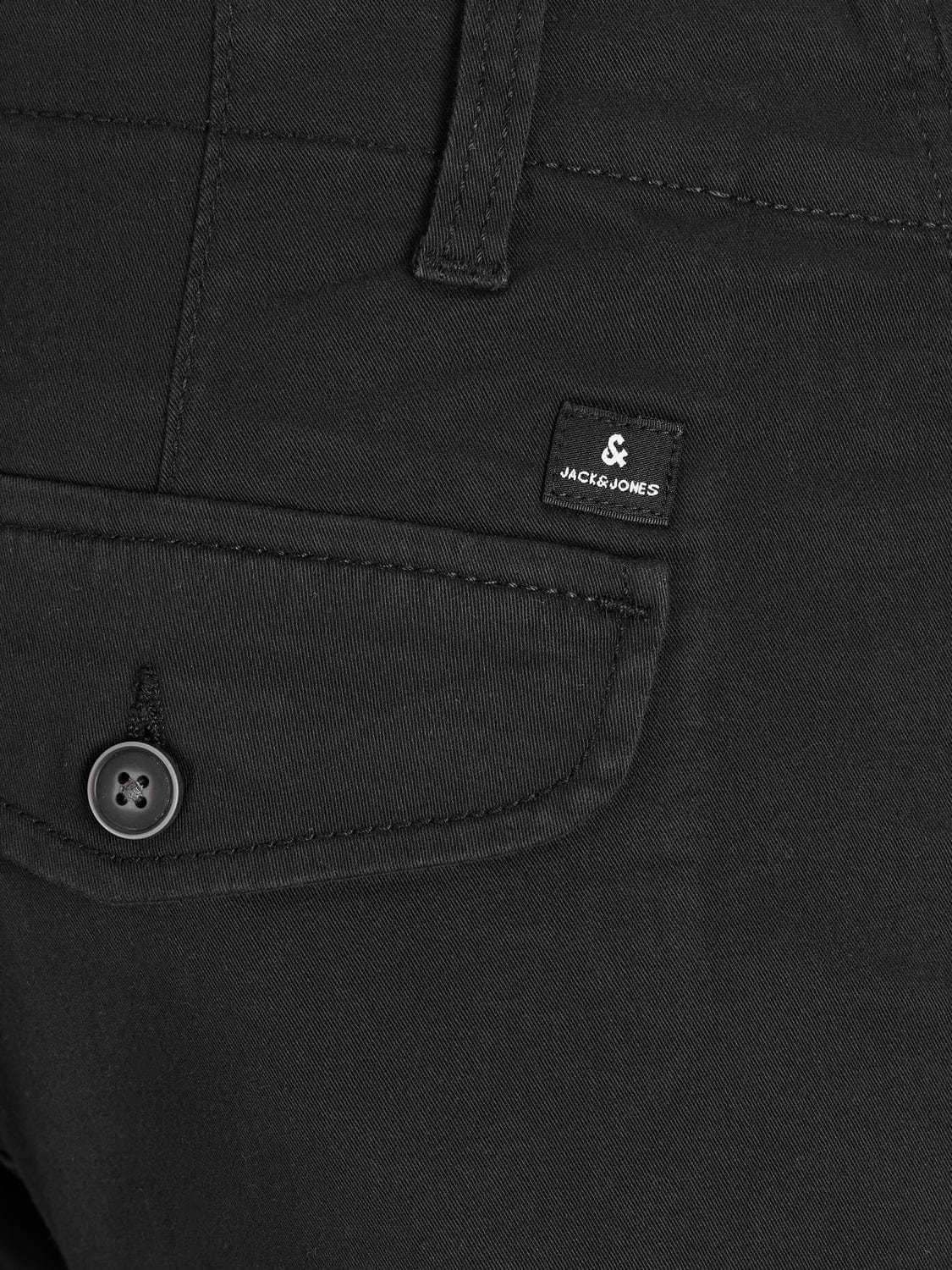 Pantalón Cargo Negro - JPSTPAUL FLAKE CARGO NOOS