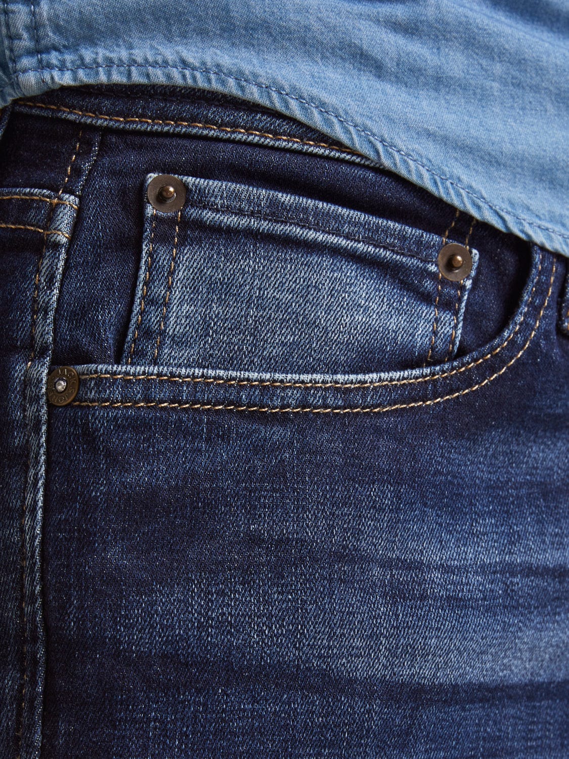 Vaquero recto azul - JJICLARK JJORIGINAL JOS 278 NOOS