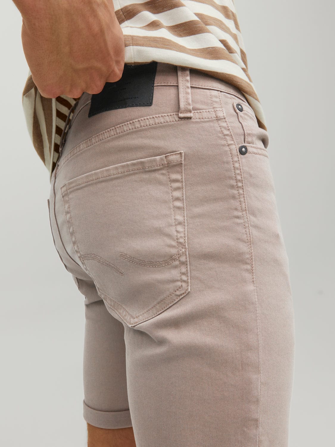 Pantalón corto algodón beige - JPSTRICK
