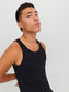 Camiseta tirantes negra -JJEBASIC