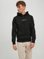 Sudadera con capucha con letras marrón EVAN