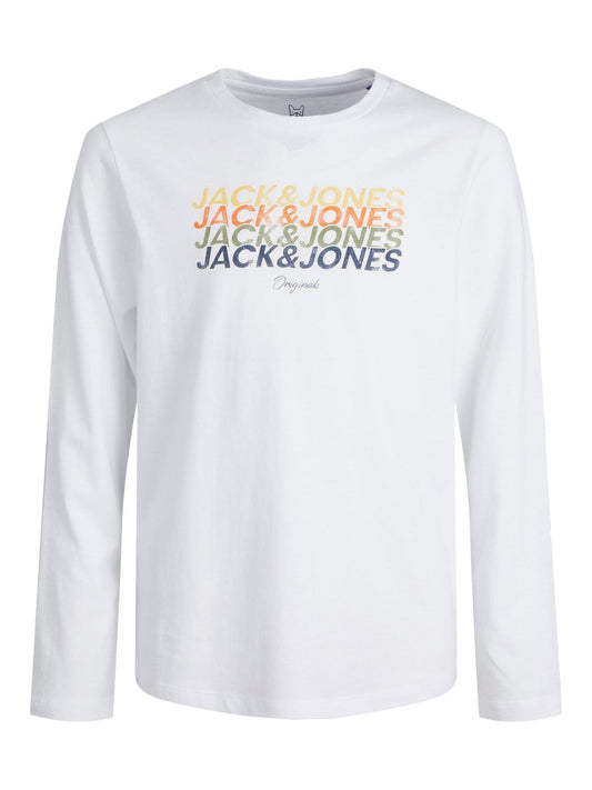 CAMISETA DE MANGA LARGA BRANDY - BLANCO