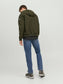 Chaqueta sudadera con cremallera verde oscuro - JJEBASIC