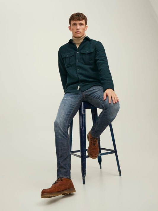 Pantalones Blue Denim- JJIGLENN 379