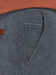 Pantalón corto chino con textura azul oscuro - JPSTFURY