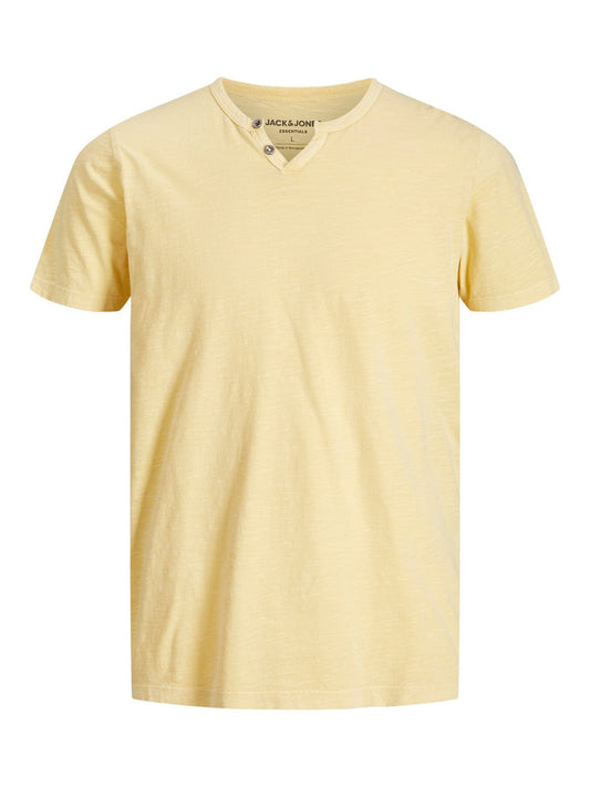 Camiseta cuello pico Amarillo - SPLIT