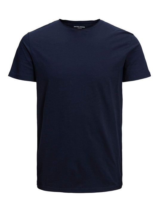 Camiseta de manga corta algodón Navy Blazer- JPRBLUROCK