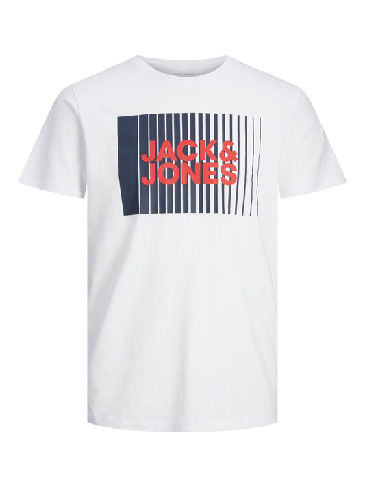 Camiseta con logo - JJECORP Blanco