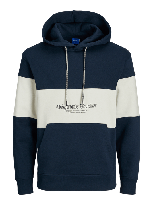 Sudadera con capucha azul -JORLAKEWOOD