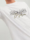 Camiseta de algodón con logo blanca - JORSPLASH