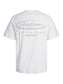 Camiseta estampado espalda JORMONOBACK Blanco
