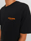 Camiseta básica con detalle de logo negra - JCOSNORKLE