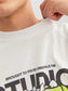 Camiseta con diseño blanca JORTHROWS