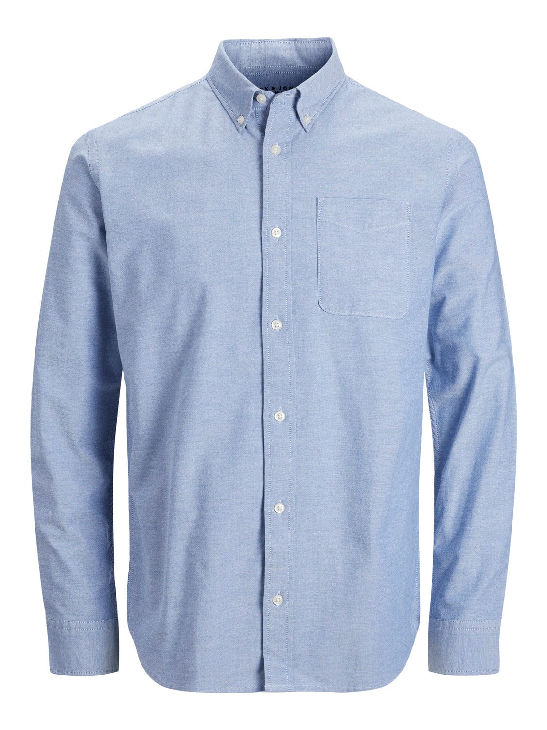 Camisa algodón orgánico con botones azul -JPRBLUBROOK