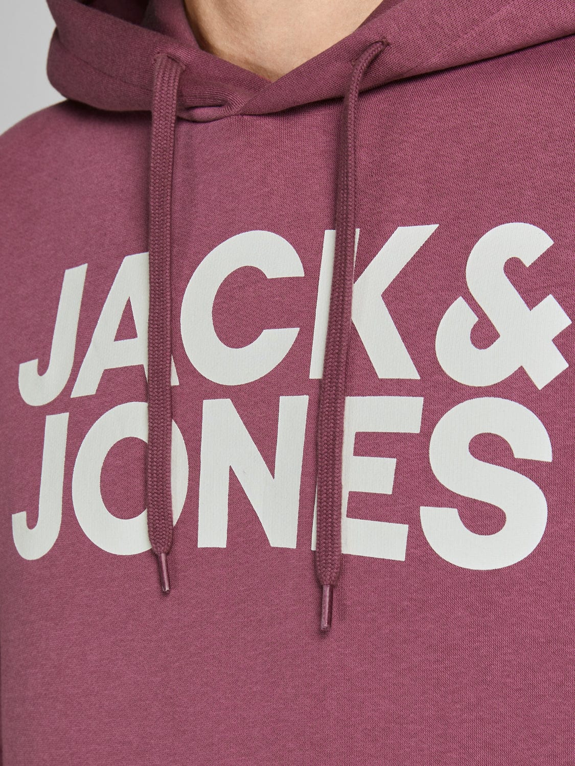 Sudadera Jack&Jones Capital rosa con capucha para hombre