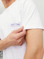 Camiseta blanca estampada -JORTEAM