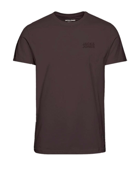 Camiseta con logo marrón -JJECORP