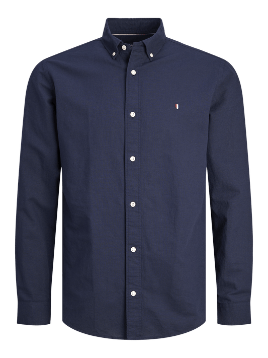 Camisa Lino azul marino - JPRBLUSUMMER