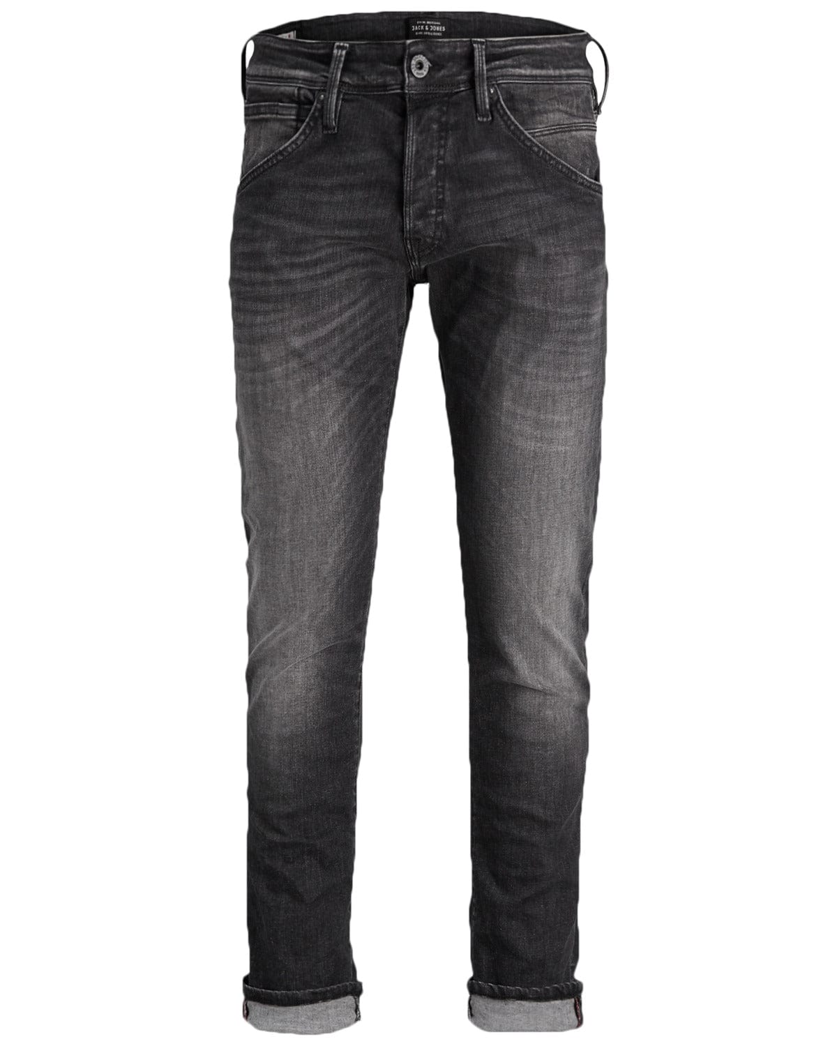 Vaquero super estrecho negro - JJIGLENN JJFOX BL 655 50SPS NOOS