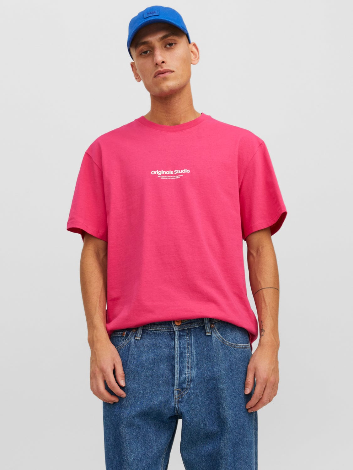 Camiseta de manga corta rosa - JORVESTERBRO