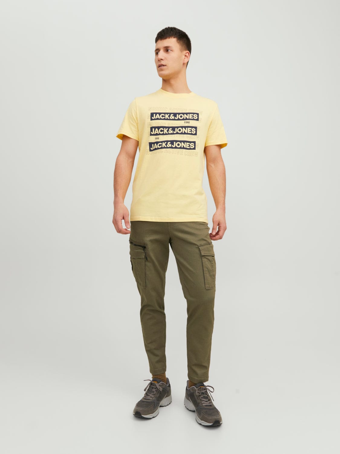 Camiseta maga corta amarilla- JCOSPIRIT