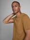 Camiseta de manga corta marrón claro - ORGANIC