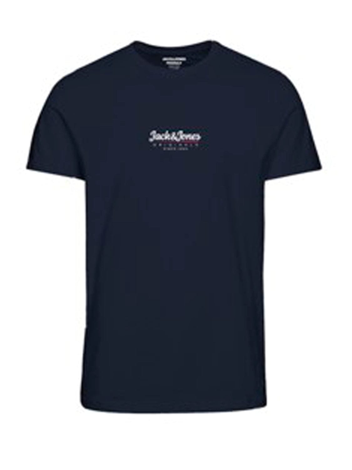 Camiseta de manga corta azul marino- JORWALKER