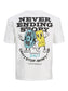 Camiseta estampado espalda - JORAMUSEMENT Blanco