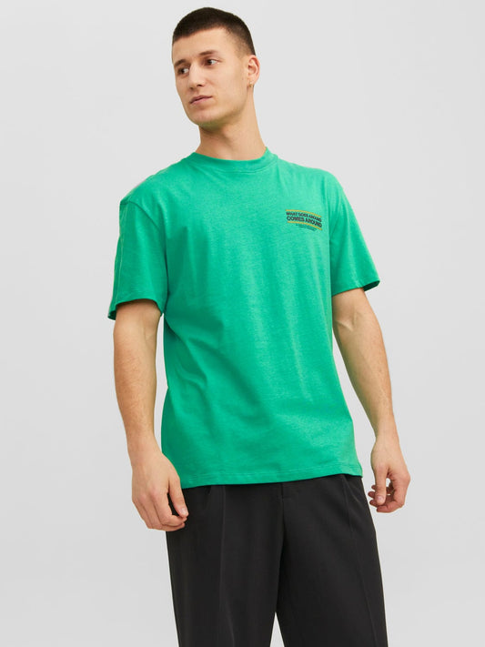Camiseta estampado espalda - JORAMUSEMENT Verde