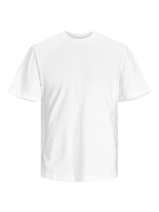 Camiseta básica de manga corta blanca RELAXED NOOS