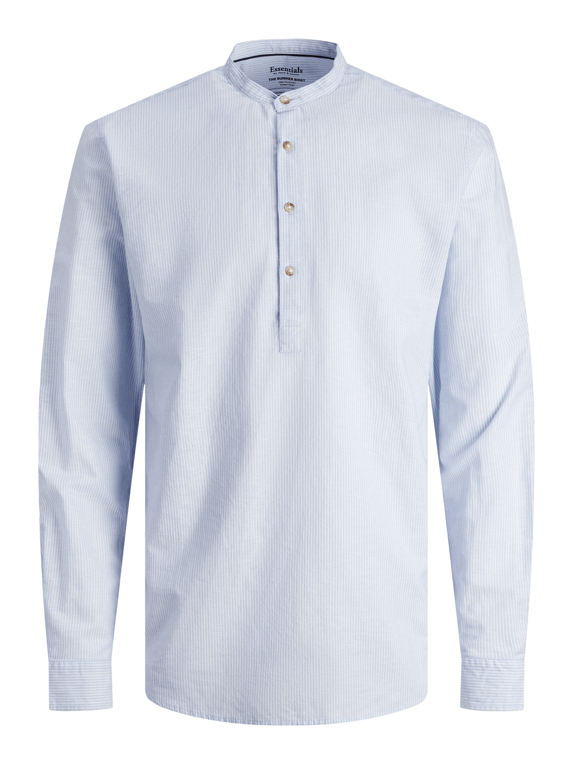 Camisa lino azul  - JJESUMMER