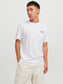 Camiseta estampada blanca - JCOWAFFLE