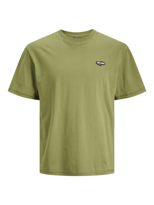 Camiseta verde manga corta -JCOBLACK