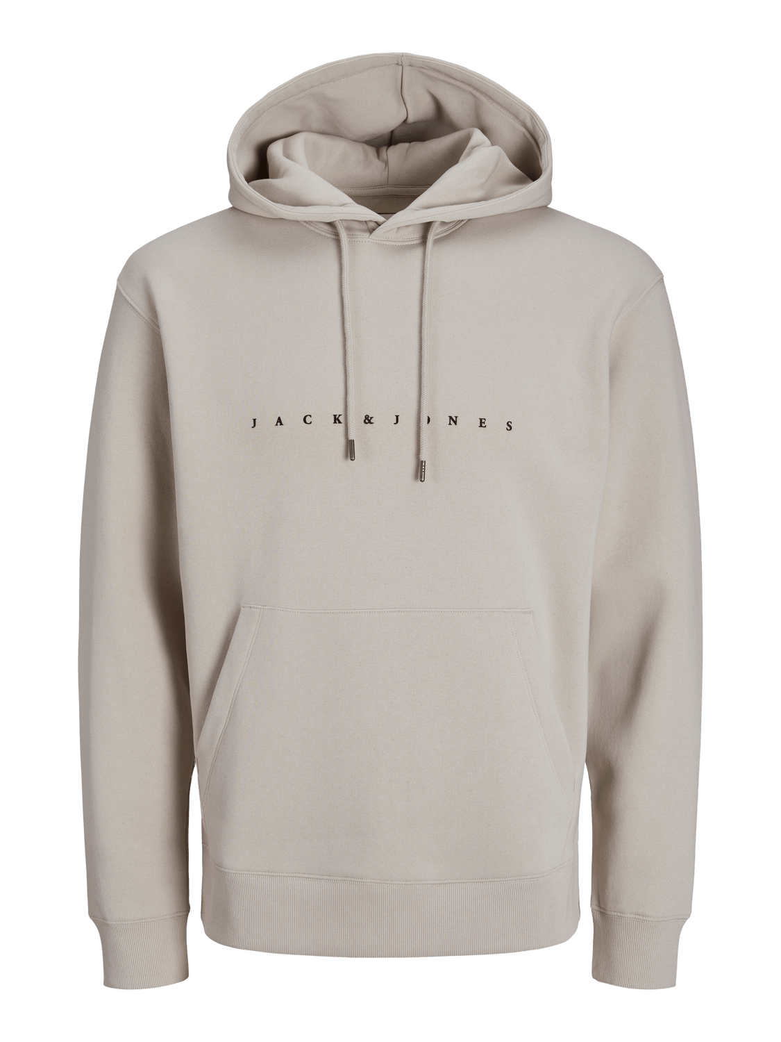 Sudadera gris con capucha -JJESTAR