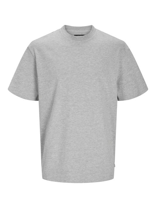 Camiseta gris básica manga corta oversize -JPRBLAHARVEY