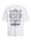 Camiseta oversize estampada blanca - JORBARI