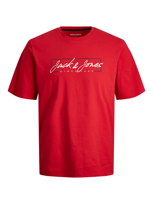 Camiseta manga corta roja- JJZURI